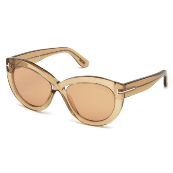 TOM FORD TF577-45E-56  Sunglasses Size 56mm 140mm 19mm BROWN CRYSTAL